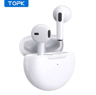 TOPK T30 TWS Bluetooth Earphones Stereo Wireless 5.0 Bluetooth Headphones Touch Control Noise Cancelling Gaming Headset for mobile phone