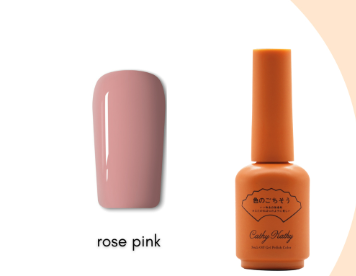 Cathy Kathy Tokyo Collection Japanese UV Color Coat Gel Polish in 15 ML 06 Rose Pink