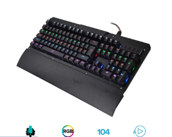 Gigaware Gaming K26 104 keys Blue Switch Mechanical Keyboard