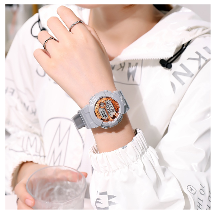 Original Luxury Fashion Men Women Watch Simple Waterproof Shock-resistant Luminous Silicone Watch GRAY GOLD