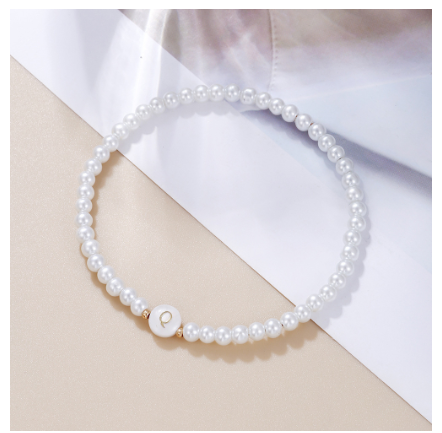 26 Letter Pearl Bracelet for Women Men Fashion Handmade Elastic Friendship Wristband Gift Jewelry Q