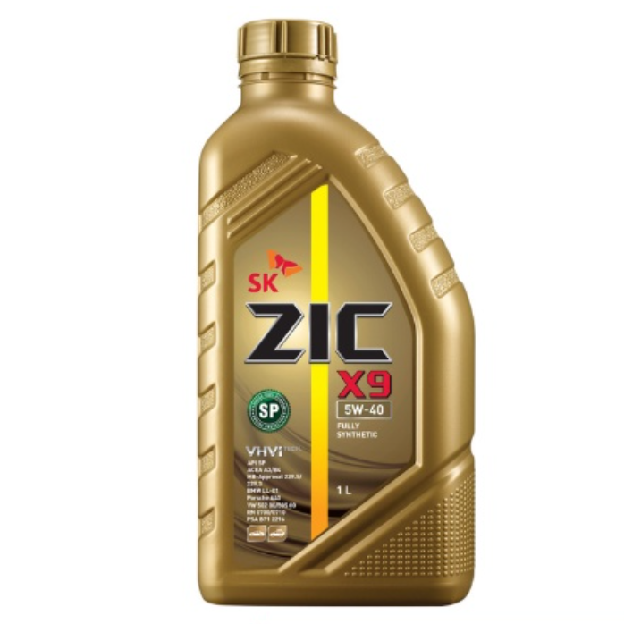 SK ZIC X9 5W-40 Fully Synthetic Car Engine Oil 1L