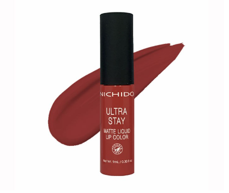 Nichido Ultra Stay Matte Liquid Lip Color - Chic Café
