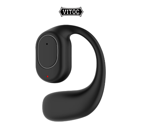 Vitog T17 High Quality Single Left Ear Usage Wireless Air Conduction with Bluetooth 5.3 Headphone