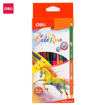 Deli EC00520 - Dual Tip Color Pencil 24 Colors (1SET) [7533C00520]