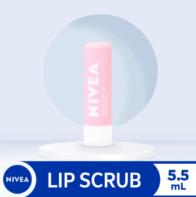 NIVEA Lip Caring Lip Scrub with Rosehip Oil 5.5ML