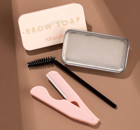 Focallure 3D Feathery transparent Eyebrow Soap Wild Brow Styling Soap Waterproof Long-Lasting Eyebrow Gel
