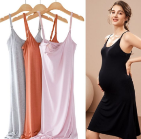 Nursing Bra upper open clasps thin cup Women Pregnant Maternity Nursing printing Breastfeeding Summer Maternity Dress