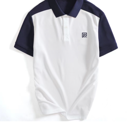 Men's Casual Color Blocking Polo Shirt For Men M-XXL