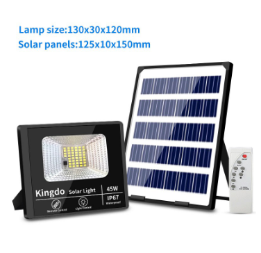 45W Solar Lights outdoor High bright LED Solar Flood Light with Remote Controller Solar street light