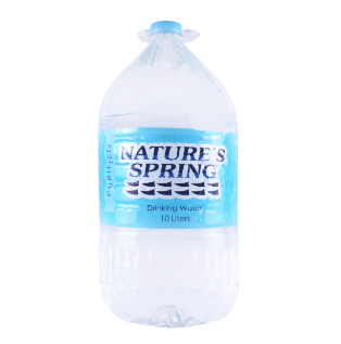 Nature's Spring Purified Water 10 Liters