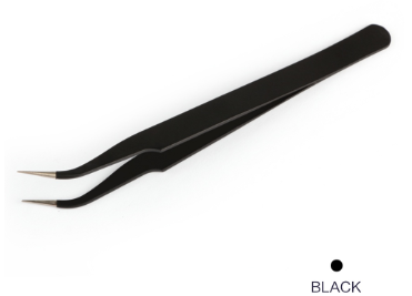 Tweezers Eyelash Extension Stainless Steel Curved Eyelash Tool