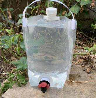 Foldable Large Water Storage Container BPA Free with Spout Jug for Camping Hiking Backpacking Handwashing