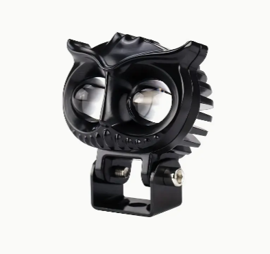 Led Motorcycle Spotlights Binocular Owl Two-color Small Steel Gun Electric Car Headlights Retrofit LED Headlights Waterproof
