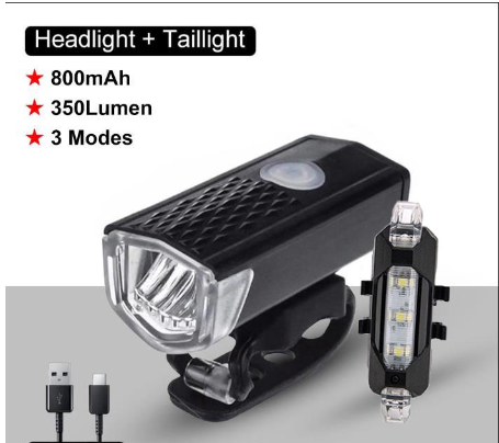Combination Bike Headlights Bike Lights Front And Rear Taillights Bike Headlights Bike Accessories