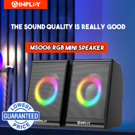 INPLAY USB Wired Mini Multimedia Speakers For Laptop Pc Desktop Mobile Phone MS006