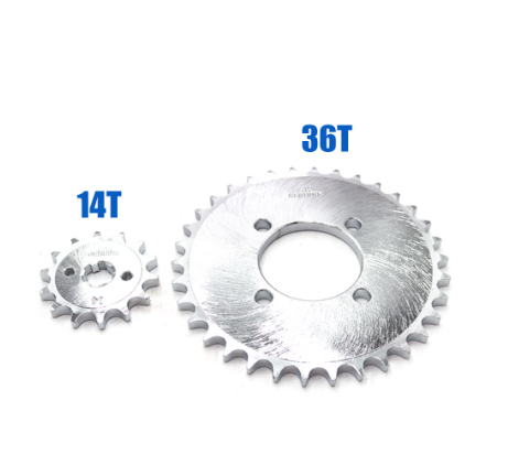 SK Final Engine Sprocket Chain Set 36T 14T 428x108L For Suzuki Shogun