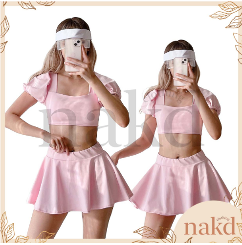 NAKD FASHION ZOIE SEXY SUMMER HIGH WAIST TWO PIECE BEACH WEAR BIKINI SWIMSUIT SET FOR WOMEN