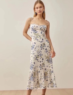 Fashion Sexy Slim Suspender Dress