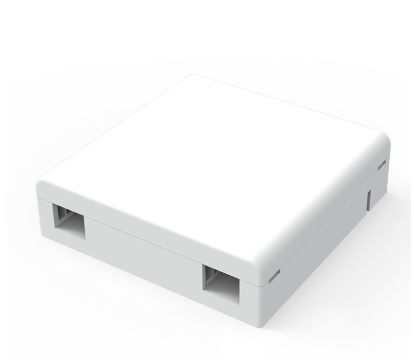 FTTH Fiber Panel Fiber Optic Terminal Dual SC Junction Box 86x86mm  50 pcs.