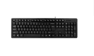A4Tech KK-3 Wired Keyboard Black USB