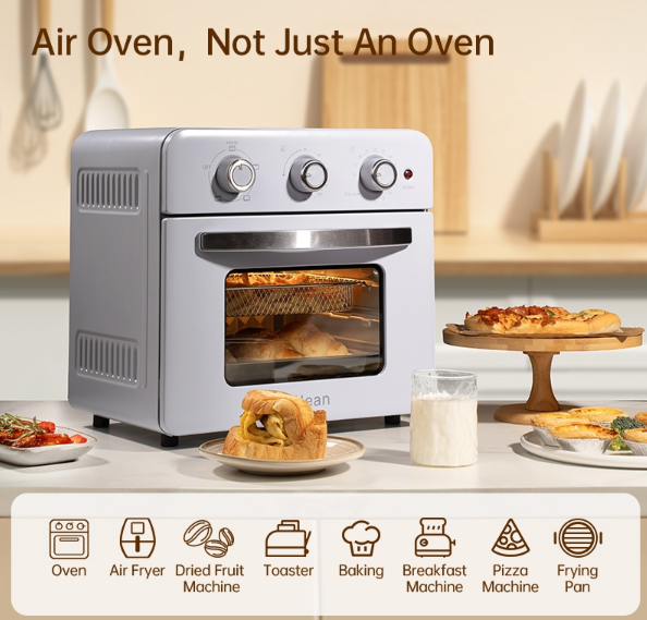 Air Fryer Oven Cooker 22L Multifunctional Household Large Capacity multiplayer Electricity Toaster Rotisserie Bake Grill