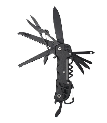 New EDC Combination Outdoor Tool 12 Knife Swiss Knife Outdoor Knife Stainless Steel Multifunctional Folding Pliers