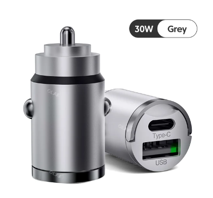 Mini 100W USB Car Charger Type C QC3.0 PD Car Chargers Fast Charging Car Phone Charger Adapter For iphone Samsung Huawei Xiaomi