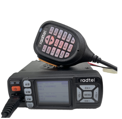 DRadtel RM-03 Walkie Talkie RM03 25W Dual Band VHF 136-174MHz UHF 400-490MHz FM Ham Radio Mini Car M