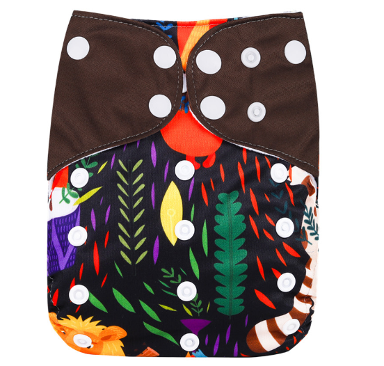 Ready Stocks Waterproof Reusable Digital Printed One Size Pocket Cloth Diaper S11