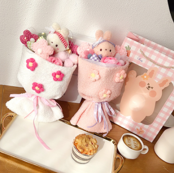 Doll Flower Bouquet Cute Creative Sanrio Flower Handmade Flower Gift Valentine's D