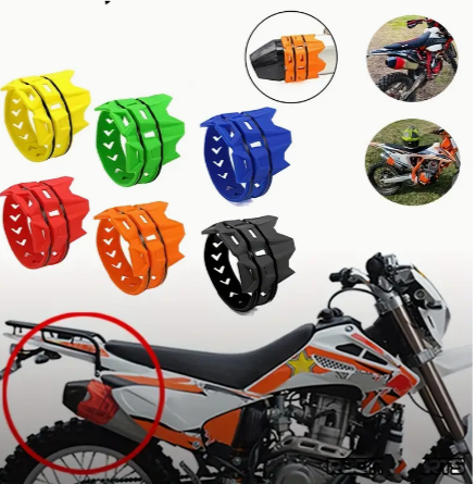 Universal Exhaust Protection Cover Motorcycle Exhaust Muffler Silencer Protector Guard For KTM SX EXC Motocross Dirt Pit Bike