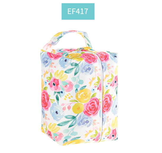 Happyflute Baby Diaper Pads Reusable Waterproof Fashion Prints Wet  Dry Cloth Wet Bag Mums Storage Travel Nappy Bag 007