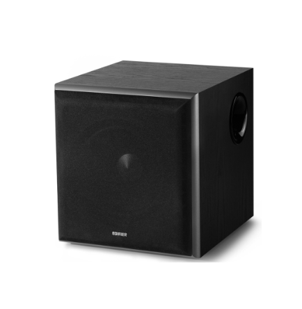 Edifier T5 black speaker Powerful distortion-free bass | Adjustable Bass and Frequency Bandwidth