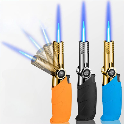 45° Rotating High Temperature Windproof Spray Gun Outdoor Windproof Barbecue Camping Fire Gadget Home Kitchen Igniter