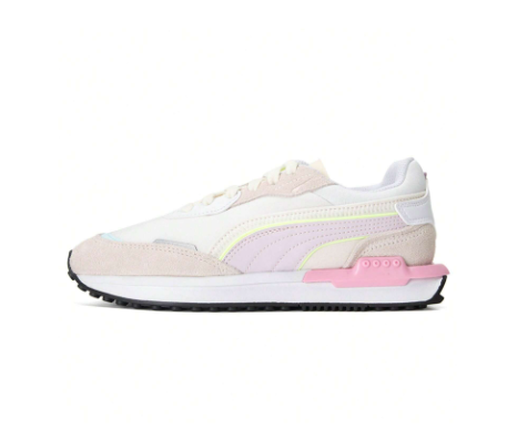 Puma City Rider Colorblock Retro Low-Top Casual Sneakers For Men & Women
