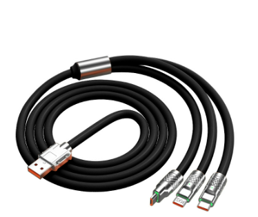 120W 3 In 1 Super Charging Cable Micro USB Type-C Fast Charger