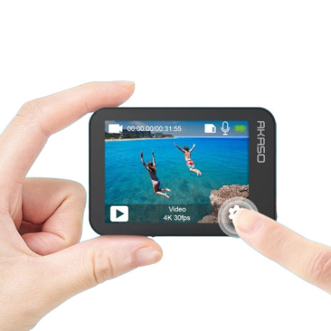 AKASO V50X 4K Wifi Action Camera With Eis Touch Screen 4X Zoom 131 Feet Waterproof Remote Control Sports