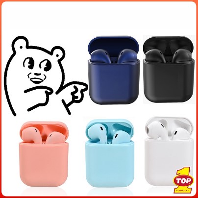 9 Color TWS i12 Wireless Earphone Bluetooth Earphones In-pods Headset HiFi Sports Earbuds