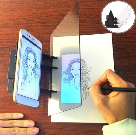 Kids Children Intelligent Easy Optical Sketch Drawing Board Projector Painting Tracing Board