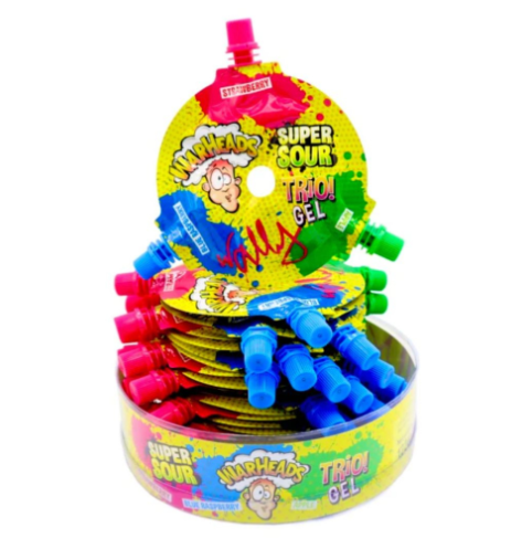 Warheads Super Sour Trio Gel Candy 51g