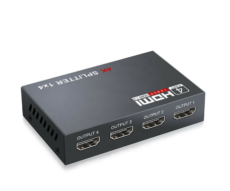 4HD HDMI Splitter 4 Port Hub Repeater Amplifier V1.4 3D 1080