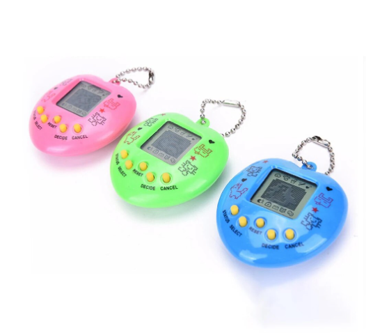 Protable Funny Electronic Pet Game Console 168 Animals in One Classic Handheld Game Console Mini Kids Educational Toys Gift