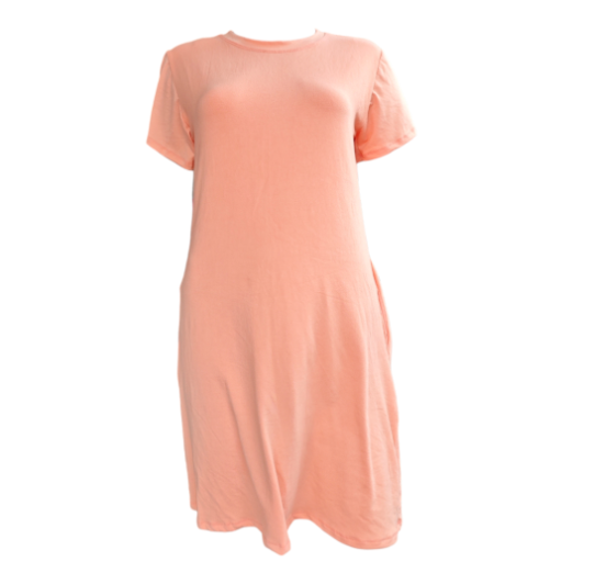 KELA MATERNITY T-SHIRT DRESS FOR ALL MOMMIES FIT TO MEDIUM TO XLARGE BODY FRAME COTTON SPANDEX C10