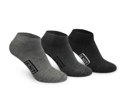 Knit Men’s Cotton Low Cut 3-in-1 Casual Socks