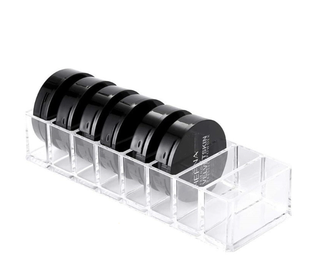 Clear Acrylic Lipstick Makeup Display Stand Organizer Holder Case Cosmetic