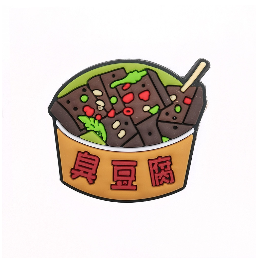 Cute Sushi Food Jibbits Charm Cake Milktea Shoe Charms Dimsum Siomai Jibits Croc Pin Fries Egg Jibitz Crocs F2