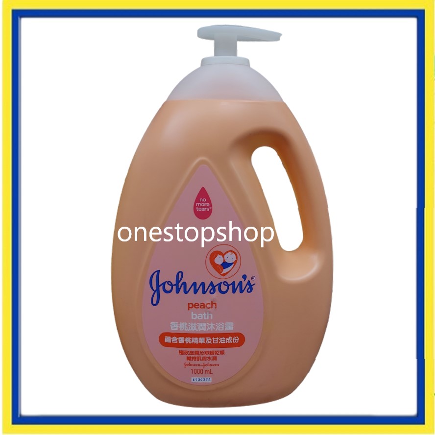 Johnson's Peach Bath Body Wash 1000mL