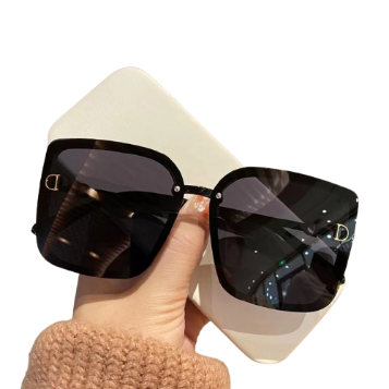 Lovito Women Casual Letter Pane Uv Protection Sunglasses LFA12001