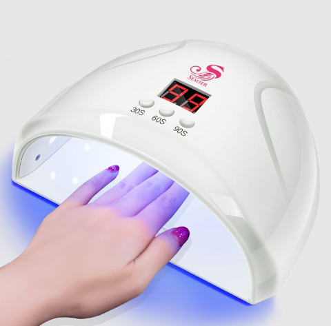 Semier 12 LED 36W UV Lamp Manicure Nail Polish Dryer Light Digital Machine Auto Sensor Nail Art Tool
